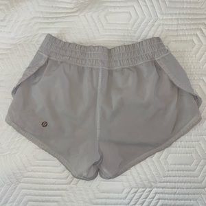 White Lululemon running shorts - Size 0